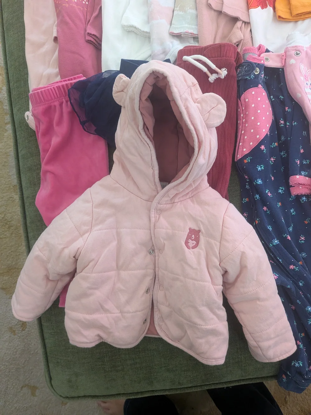 Baby Girl Size 6-9 Months Bundle 14 Pieces Brands Include Carter's - Picture 5 of 6